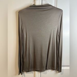 Banana Republic - Brand New NWT - Mock Neck Thin Sweater in Taupe - Size Large